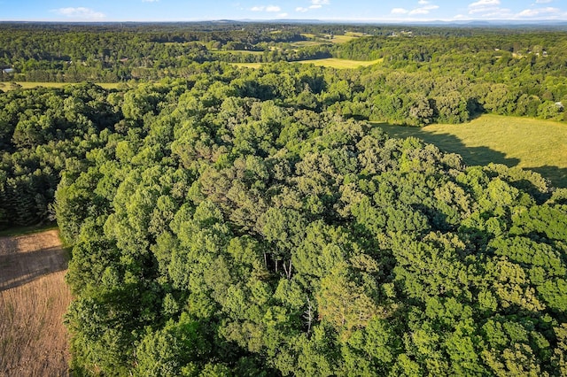 aerial view featuring a view of trees