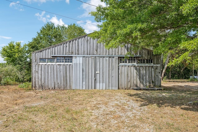 view of outbuilding