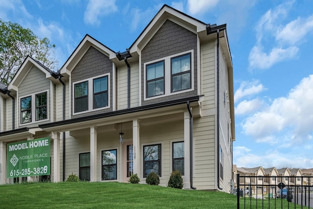 exterior space featuring a yard