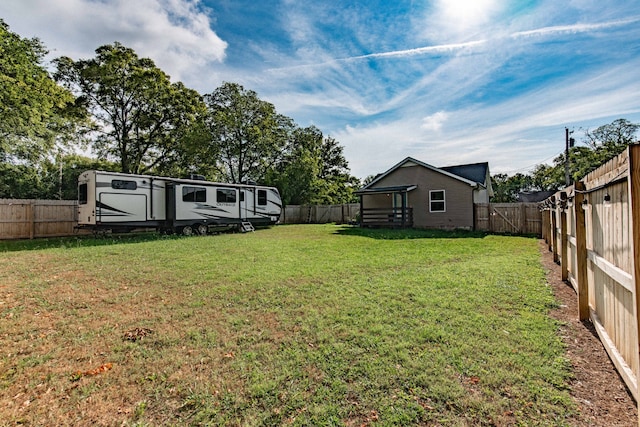 view of yard