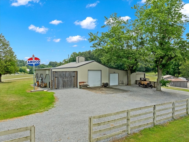 exterior space with a lawn