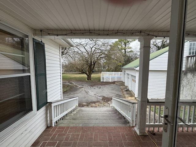 view of deck