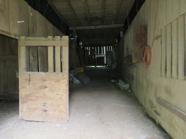 view of horse barn