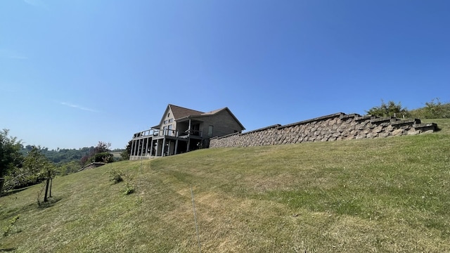 61 Brim Ln, Hilham, TN 38568 - view of yard