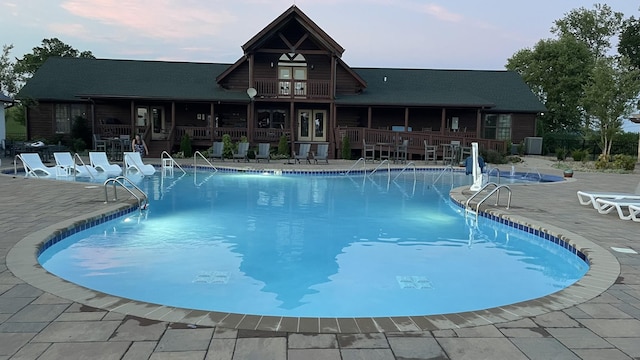 61 Brim Ln, Hilham, TN 38568 - community pool featuring a patio area and central AC
