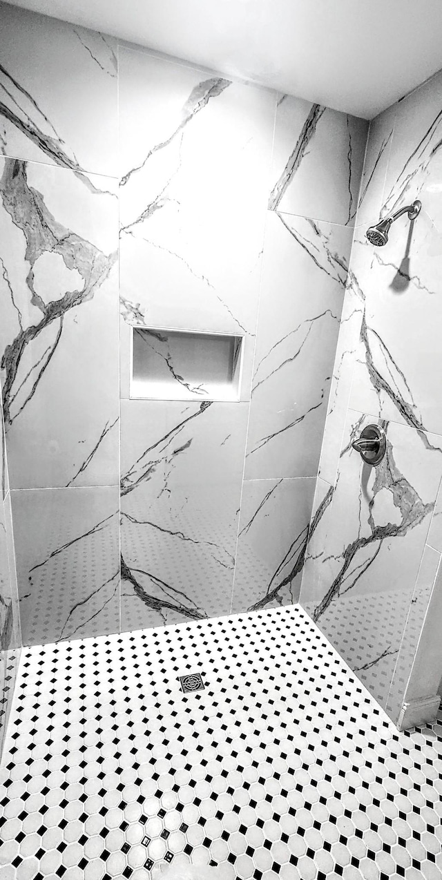 details with walk in shower