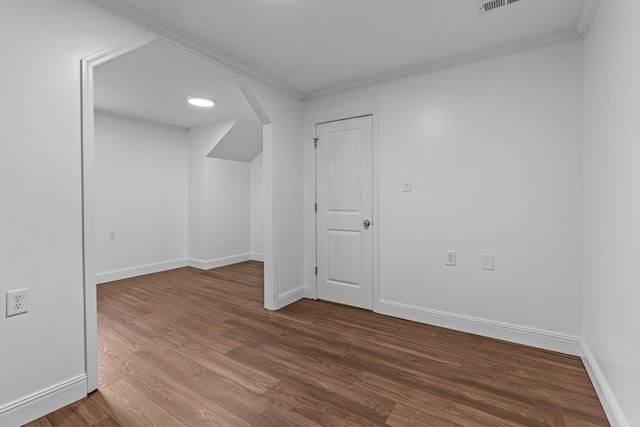 bonus room featuring hardwood / wood-style flooring