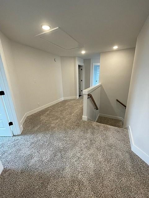 interior space with carpet floors