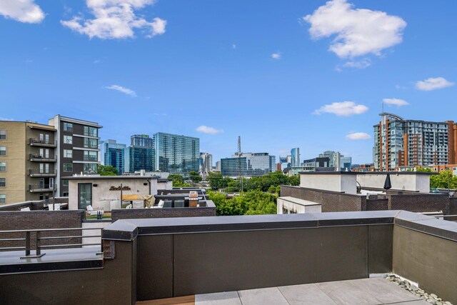 view of patio / terrace featuring a balcony