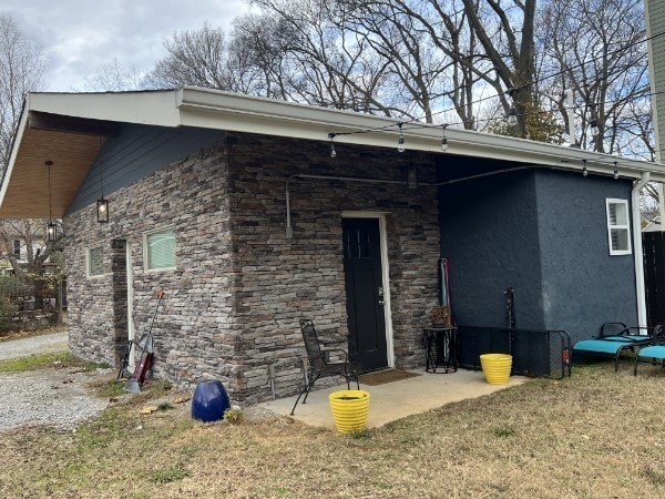 view of back of property