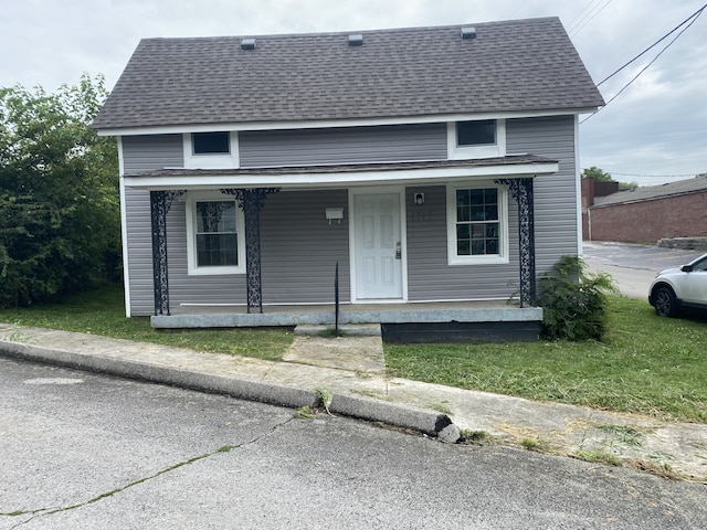 view of front facade with a porch