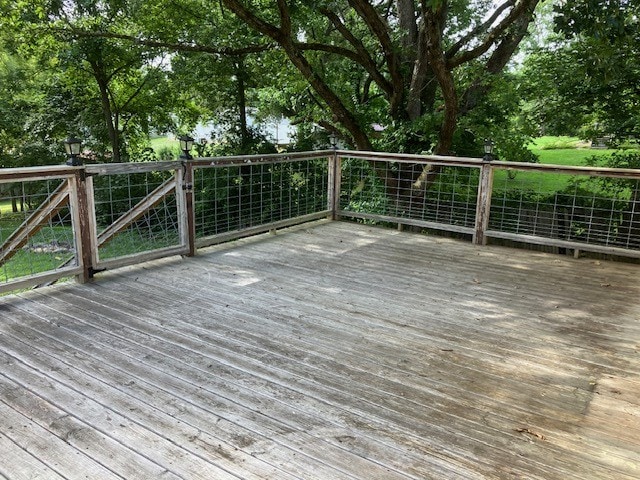 view of deck