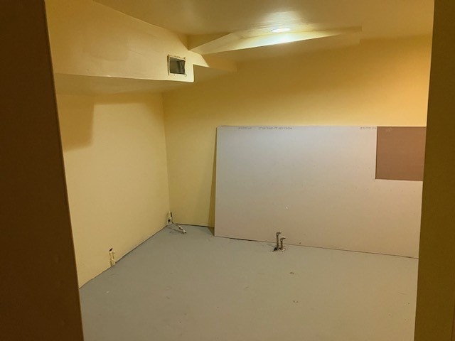 view of basement