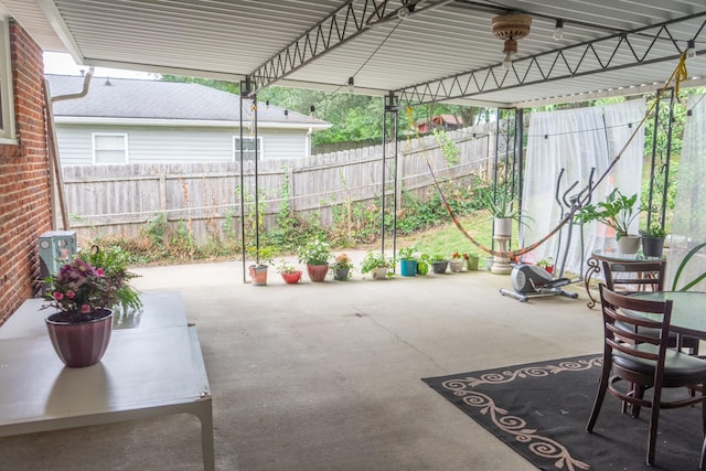 view of patio