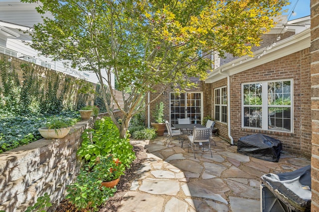 view of patio / terrace with grilling area