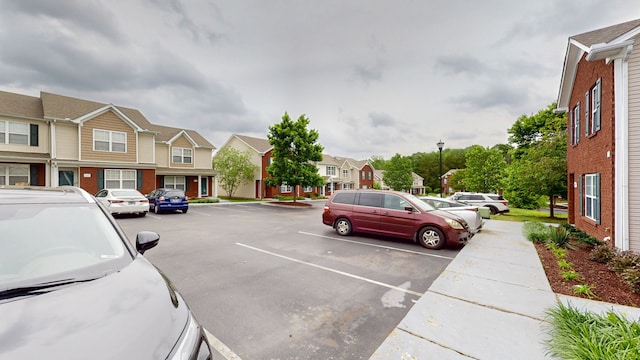 view of parking / parking lot