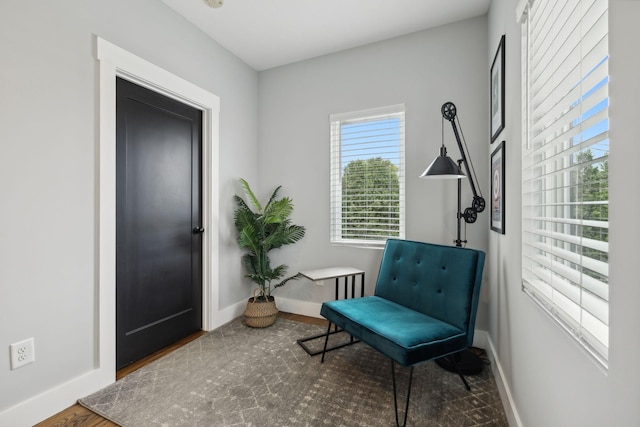 view of sitting room