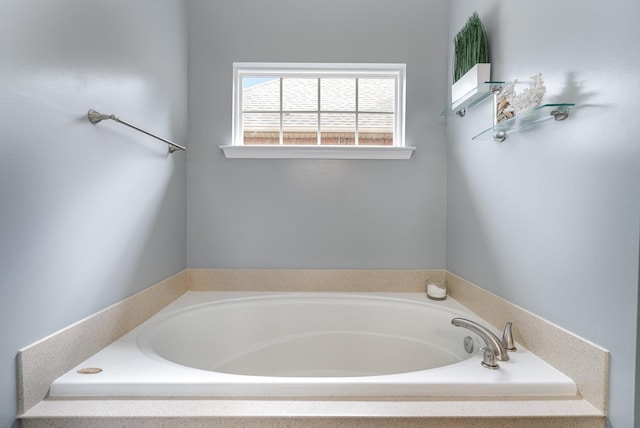 bathroom featuring a bathing tub