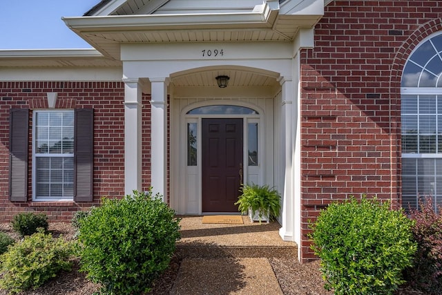 view of entrance to property