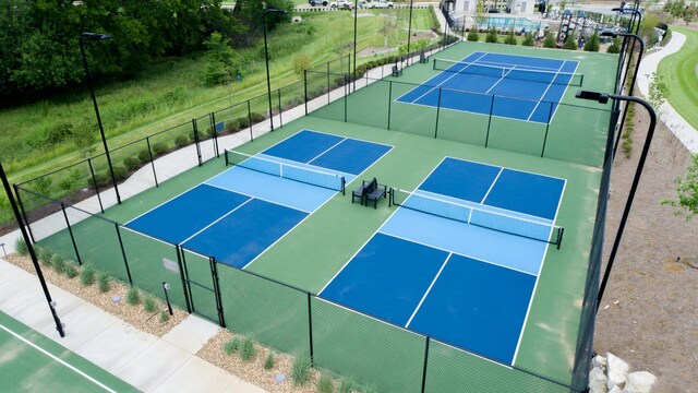 view of sport court with basketball court