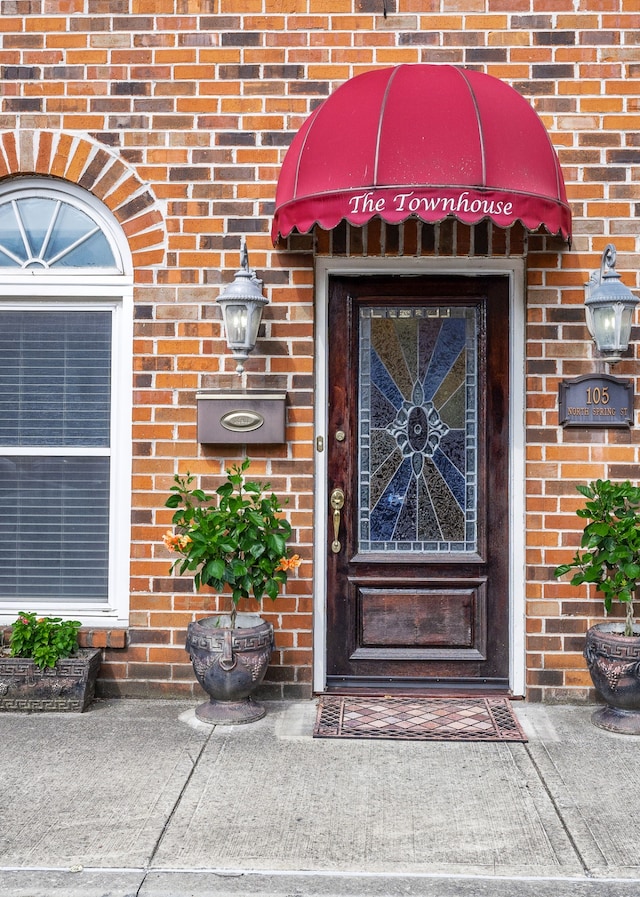 view of entrance to property