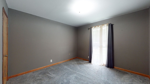 empty room with carpet floors