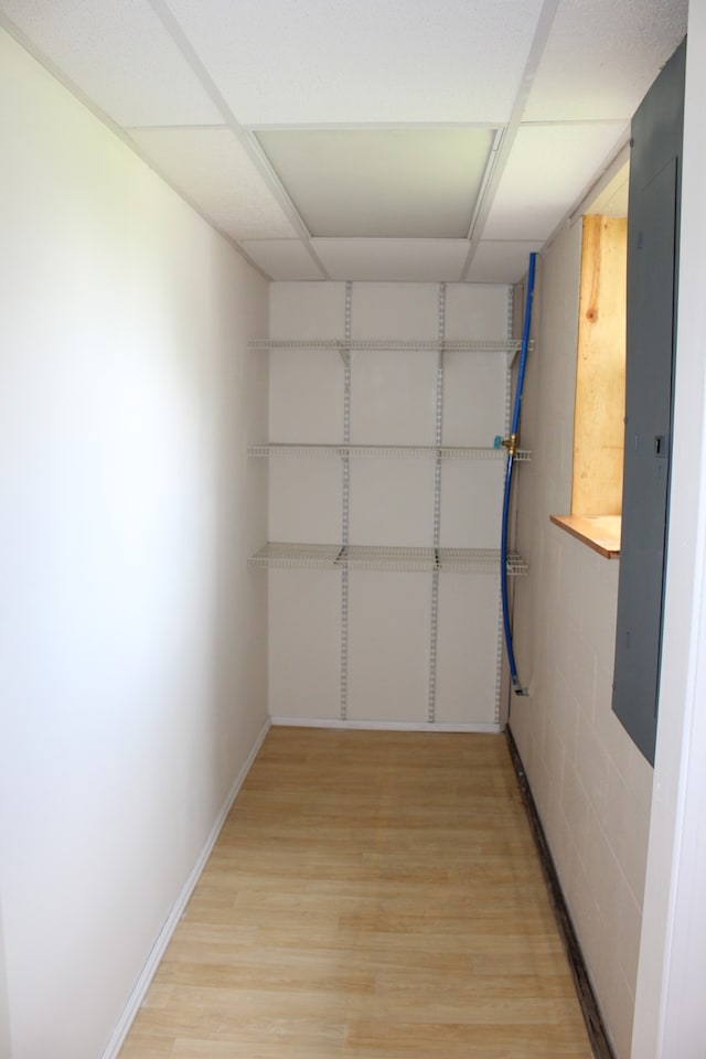 view of storage room