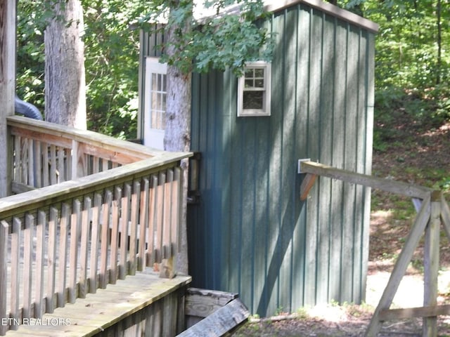 view of outbuilding with an outdoor structure