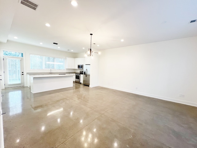 interior space with sink