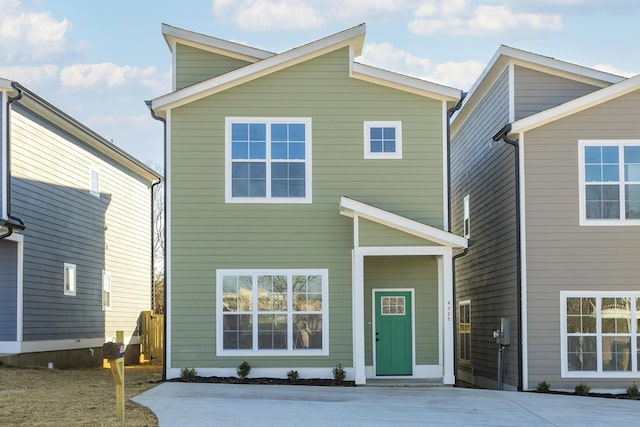 view of rear view of house