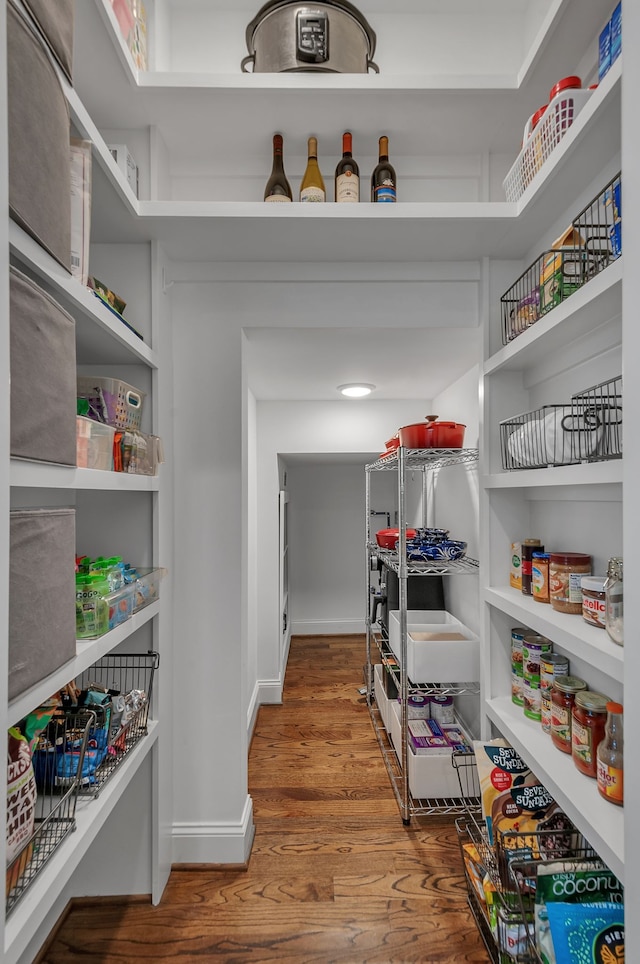 view of pantry