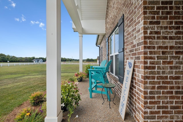 view of patio