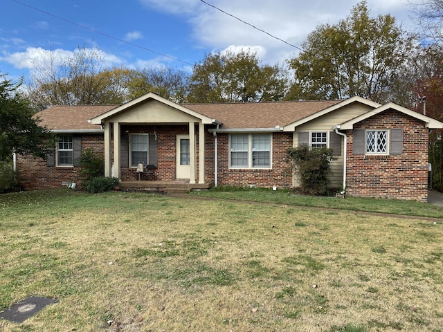 467 Owendale Dr, Antioch, TN 37013 - single story home with a shingled roof, a front yard, and brick siding