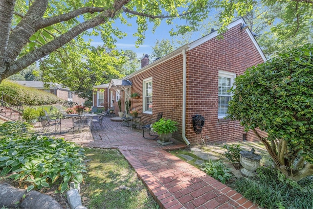 exterior space with a patio