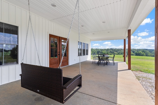 view of patio