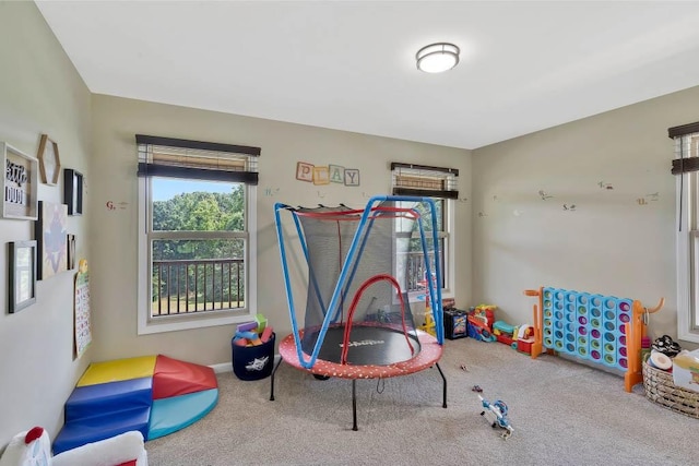 playroom with carpet flooring