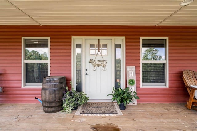 view of entrance to property