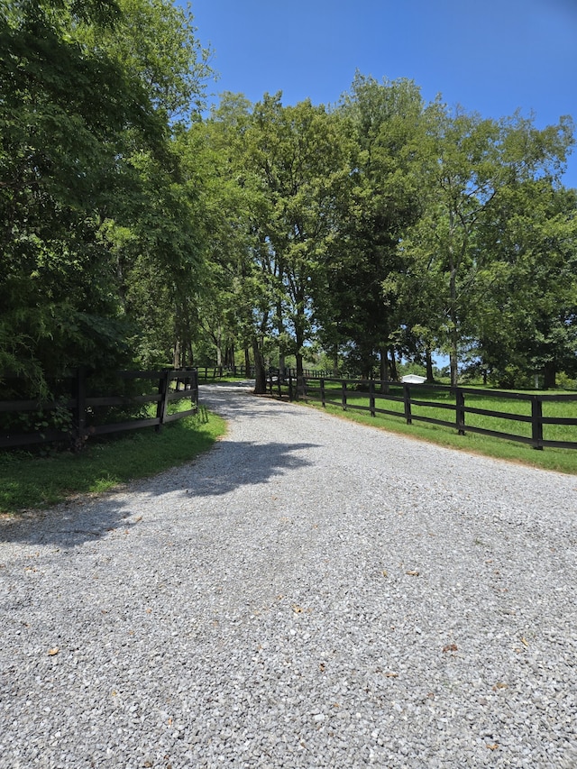 view of road