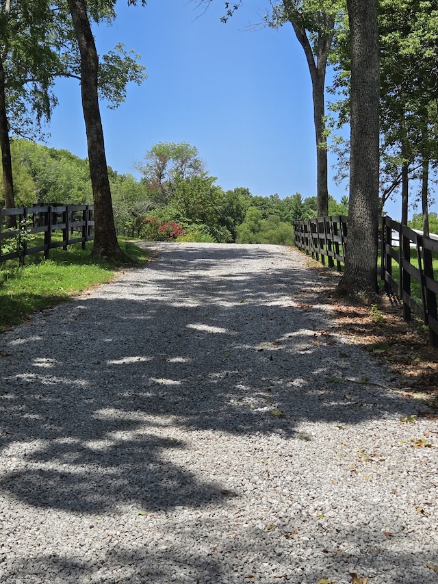 view of road