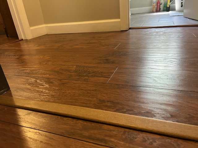 room details with hardwood / wood-style floors