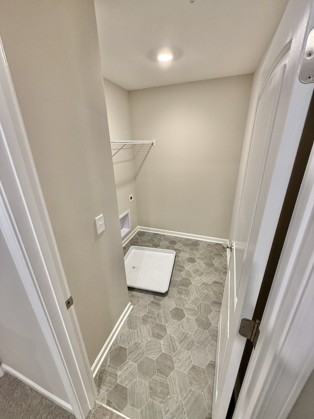 laundry area featuring electric dryer hookup