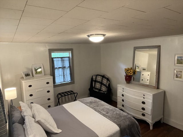 bedroom featuring hardwood / wood-style flooring