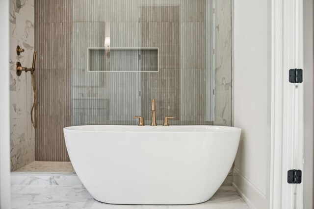 bathroom featuring tile patterned flooring