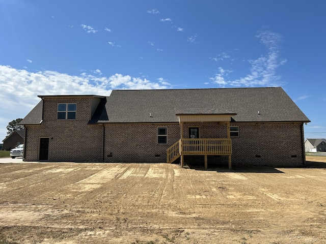 view of rear view of house