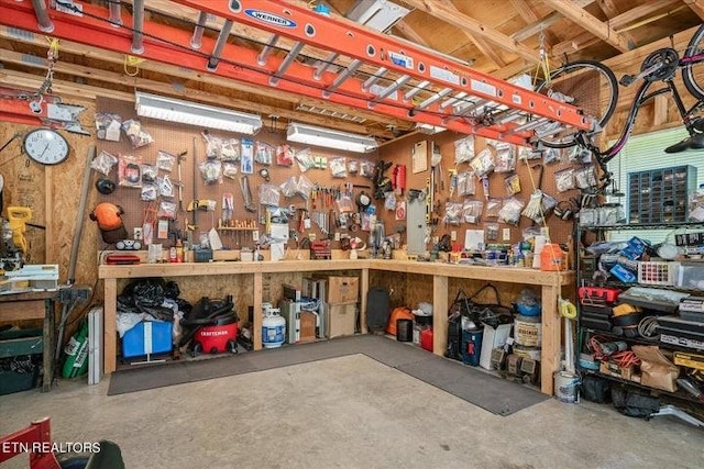 view of storage room