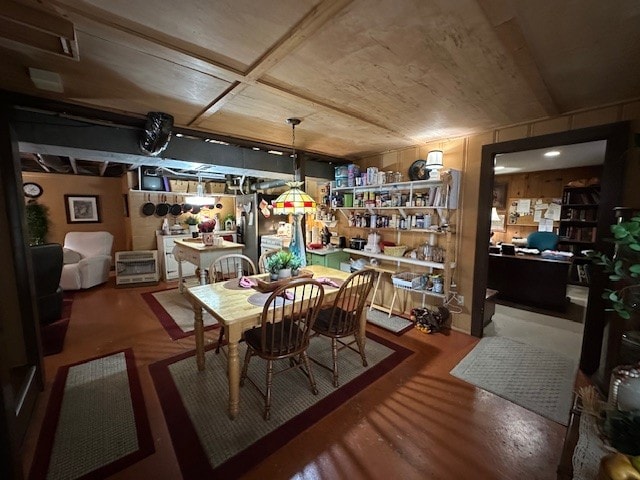 view of dining area