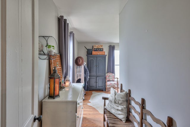 interior space with light wood-style floors