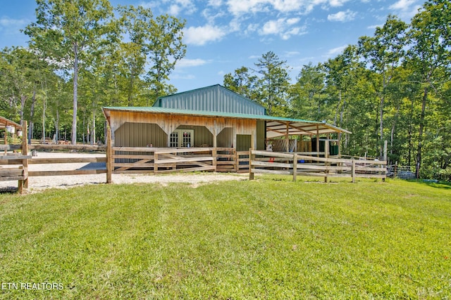 view of stable