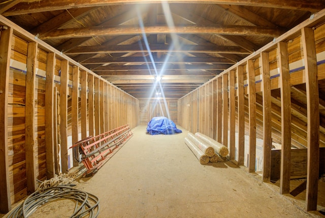 view of basement