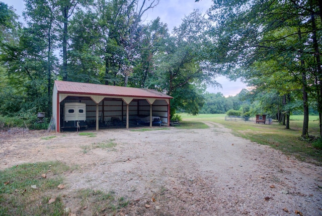 view of outbuilding